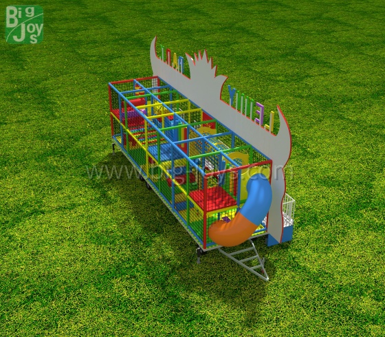 Cartoon-Themed Children's Play Center